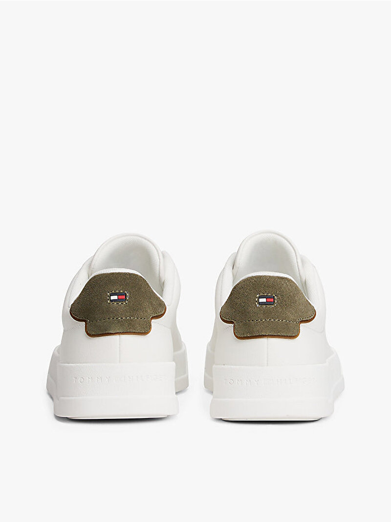 Erkek TH Court Detail Sneaker Ekru FM0FM053670K4