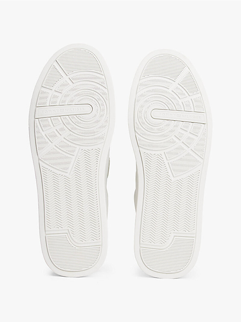 Erkek TH Court Detail Sneaker Ekru FM0FM053670K4