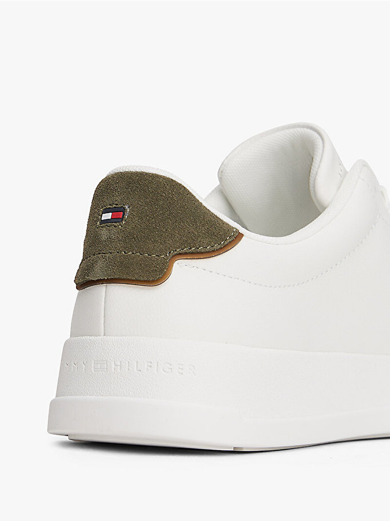 Erkek TH Court Detail Sneaker Ekru FM0FM053670K4