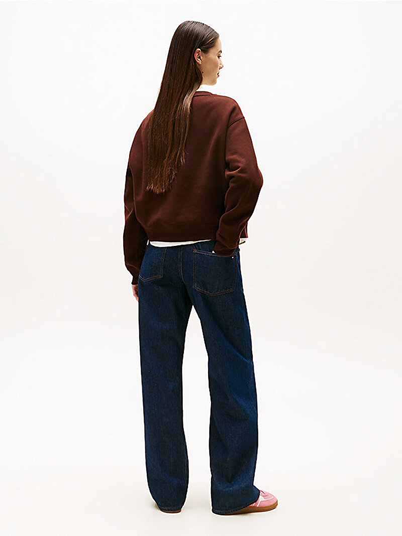 Kadın TJW Silver Sweatshirt Kahverengi DW0DW21961GS7