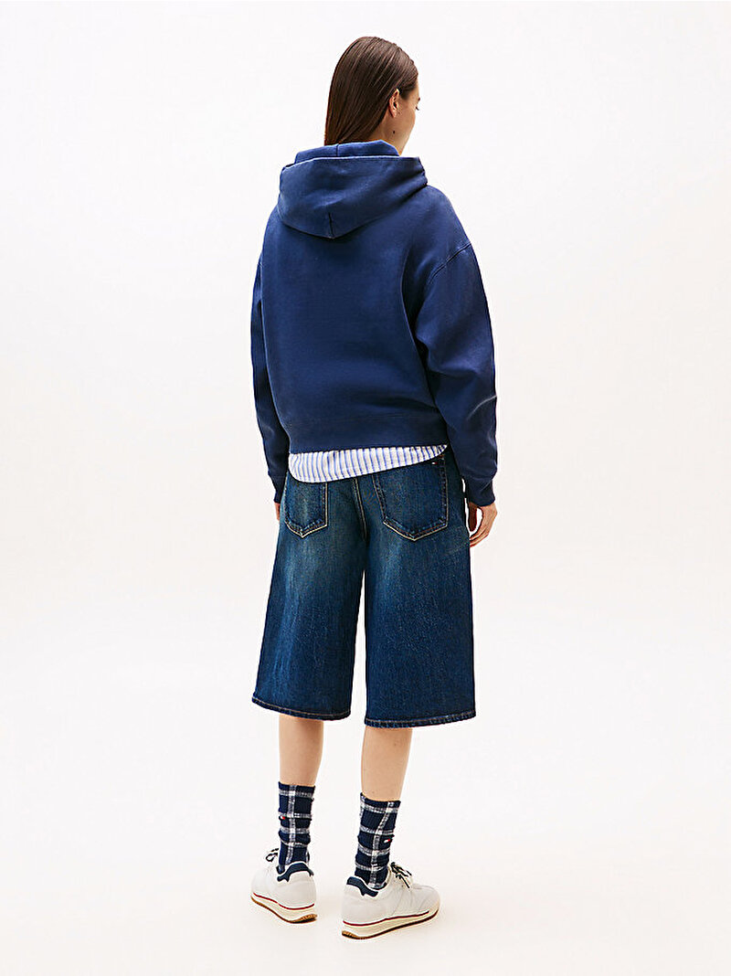 Kadın TJW Boxy Sweatshirt Lacivert DW0DW21609C1G