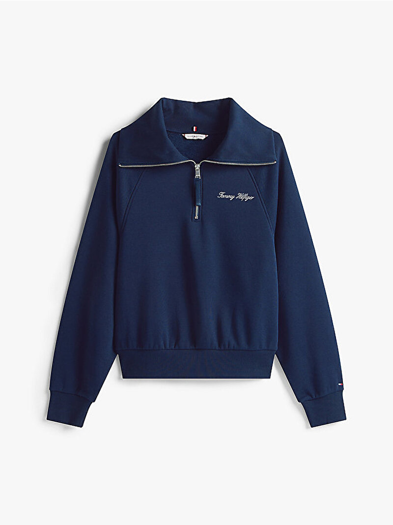 Kadın Classic Fleece Sweatshirt Lacivert WW0WW46632C1G