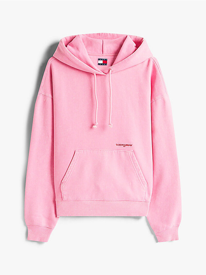 Kadın TJW Boxy Sweatshirt Pembe  DW0DW21609THC