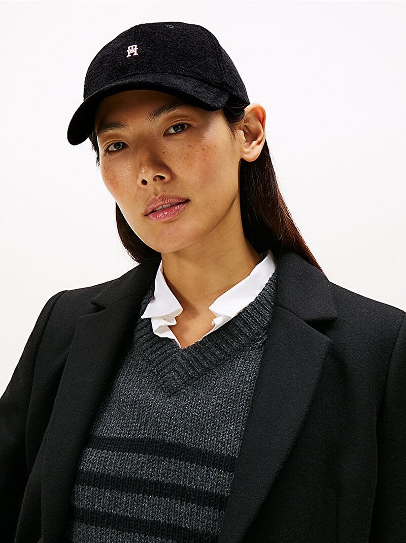 Kadın TH Elevated Chic Şapka Siyah AW0AW17773BDS