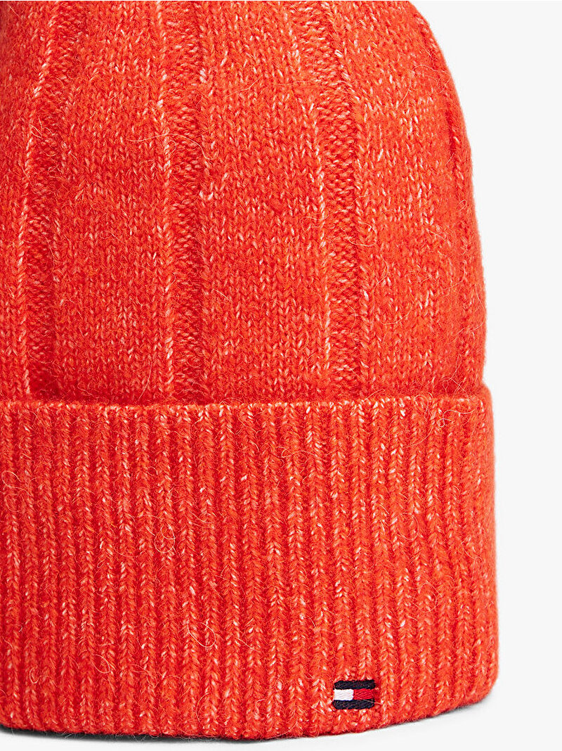 Kadın TH Flag Fluffy Bere Turuncu AW0AW17779SPP