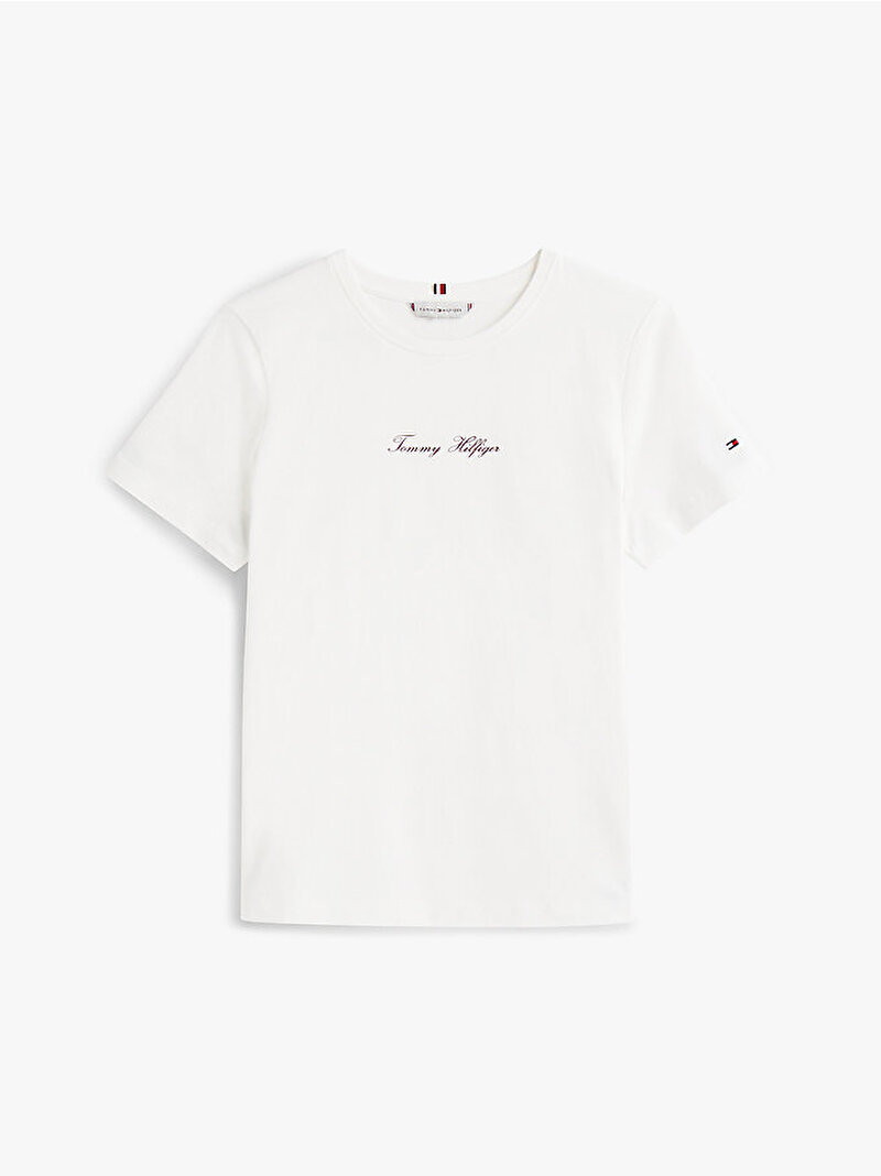 Kadın Classic Regular T-shirt Ekru WW0WW47460YBL