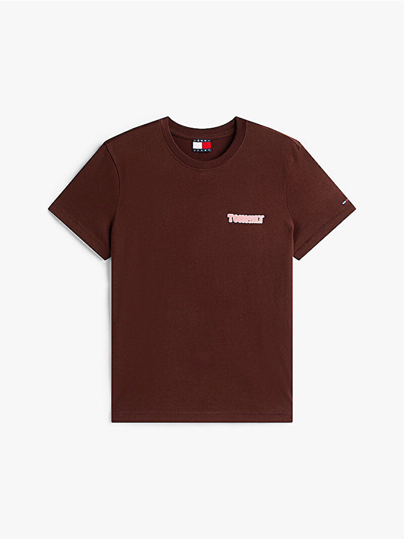 Kadın TJW Regular T-shirt Kahverengi DW0DW21583GS7
