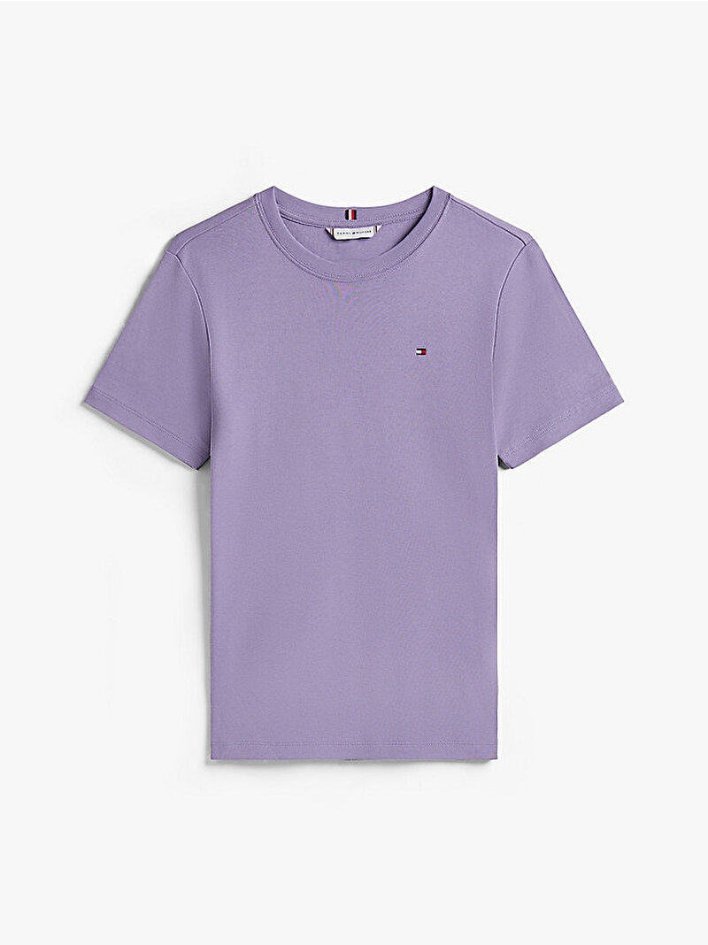 Kadın Slim  Cody C-neck T-shirt Mor WW0WW40587W0G