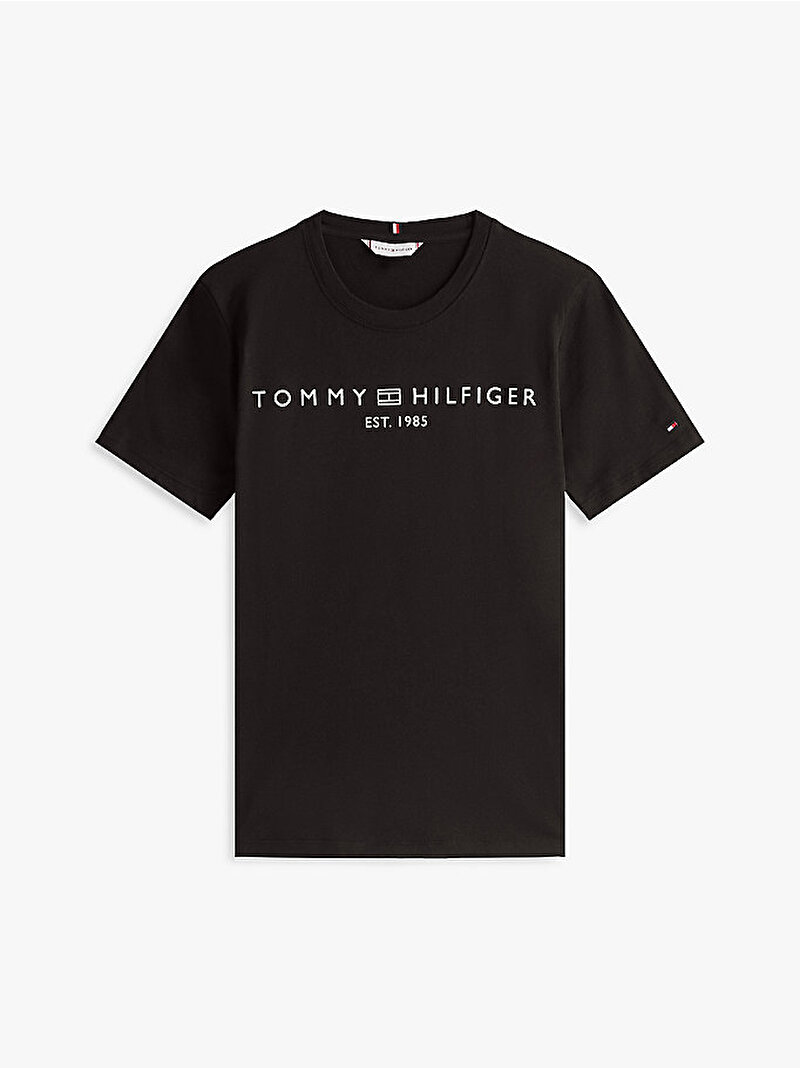 Kadın Regular Corp Logo T-shirt Siyah WW0WW40276BDS
