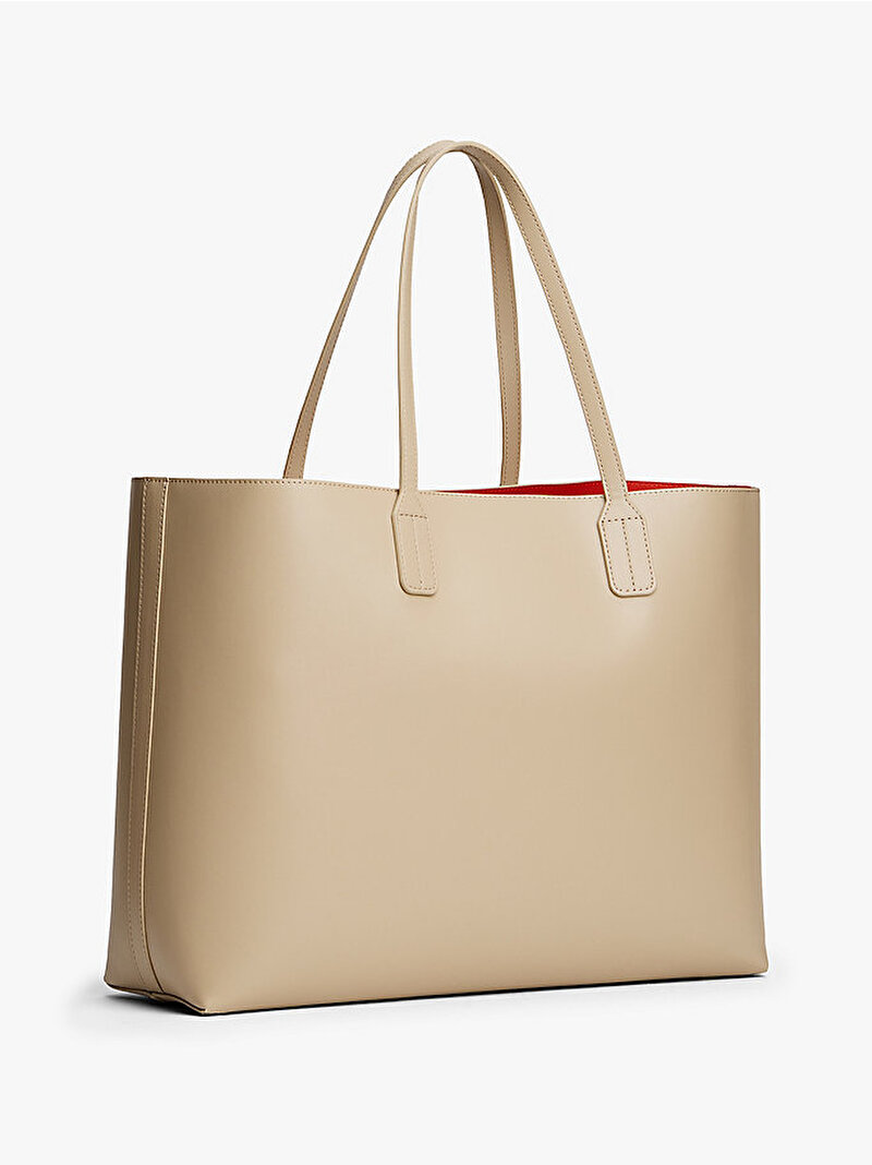 Kadın TH Icon Tote Çanta Bej  AW0AW17667RBT