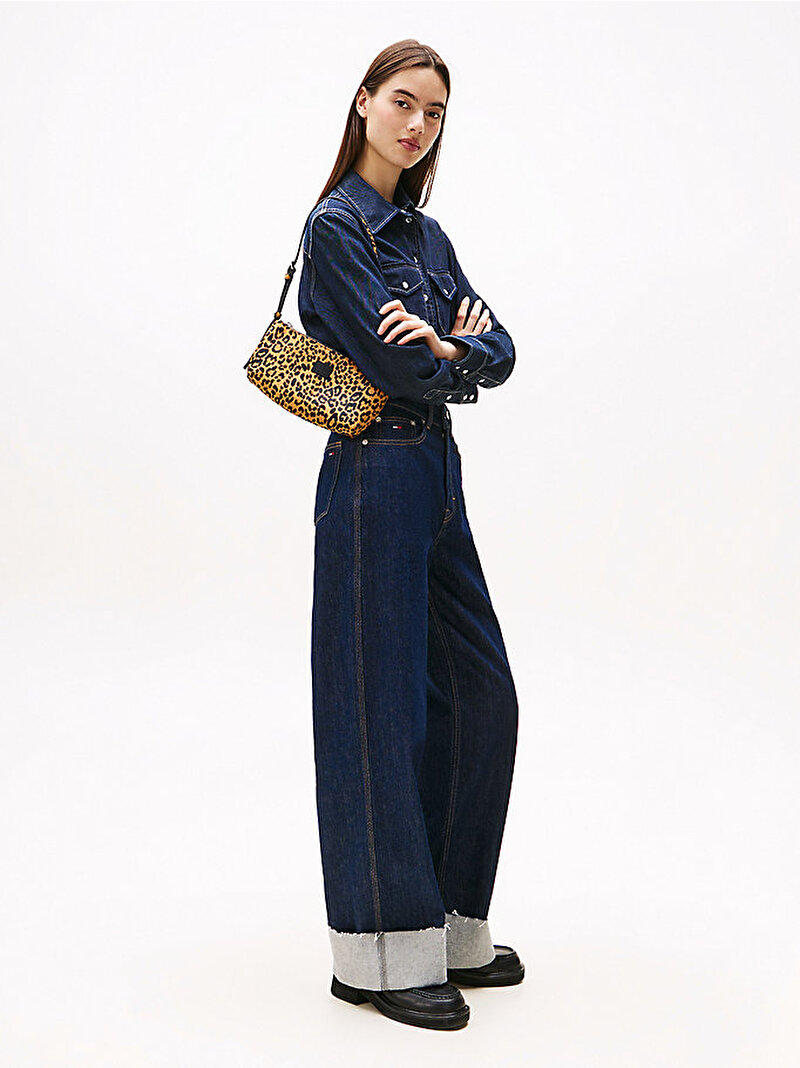 Kadın TJW Must Leopard Omuz Çantası Çok renkli AW0AW1800801R