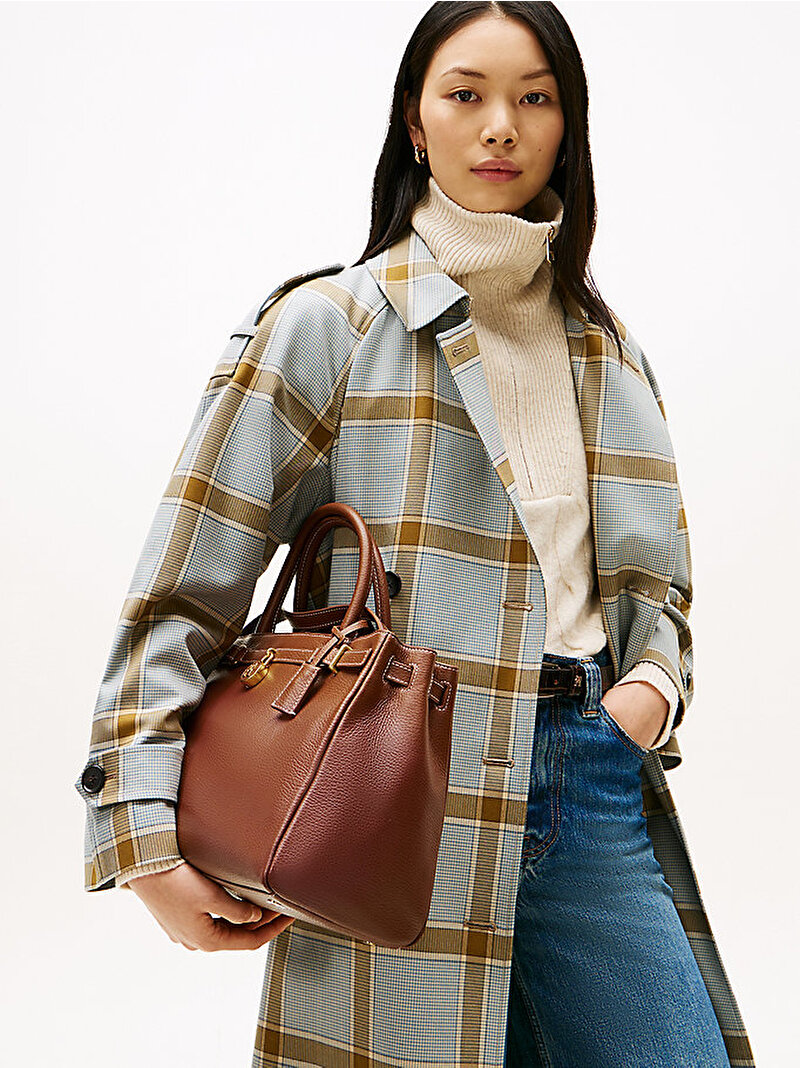Kadın American Icon Tote Çanta Kahverengi AW0AW17925GVI