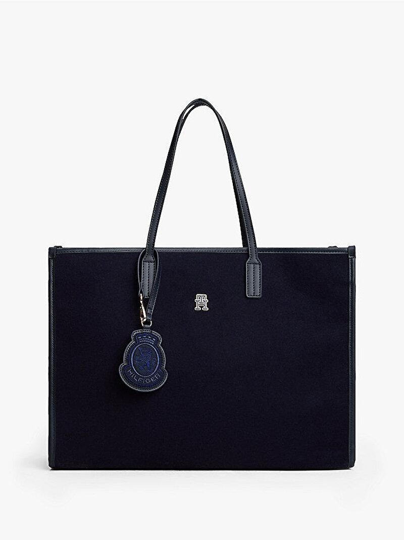 Kadın TH City Tote Çanta Lacivert AW0AW18215DW6