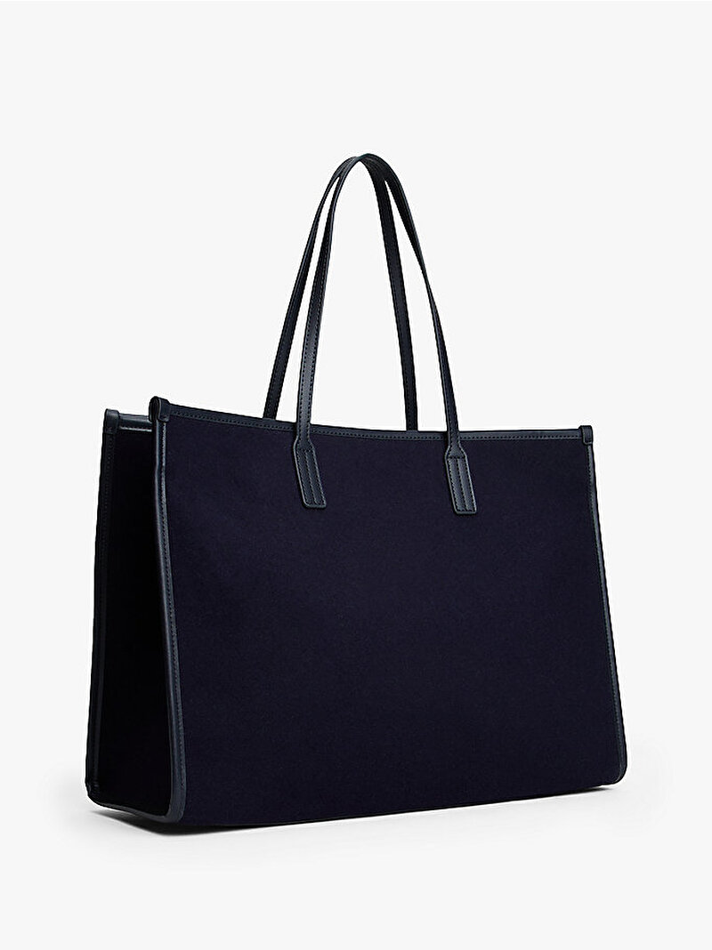 Kadın TH City Tote Çanta Lacivert AW0AW18215DW6