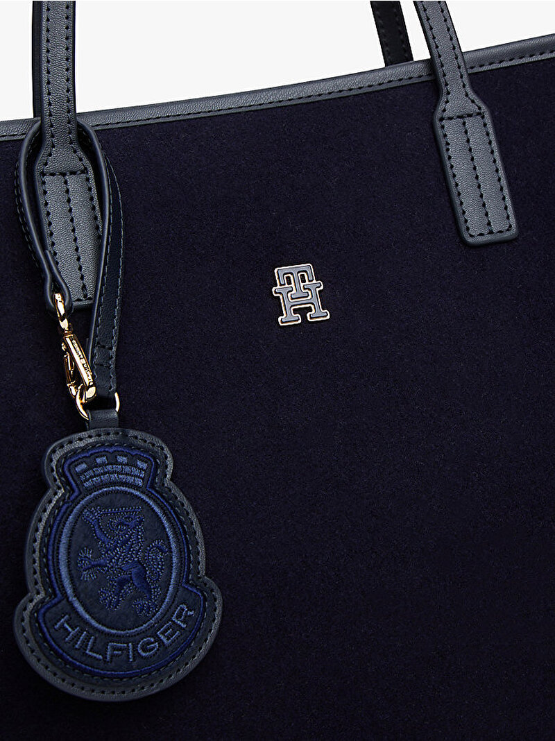 Kadın TH City Tote Çanta Lacivert AW0AW18215DW6