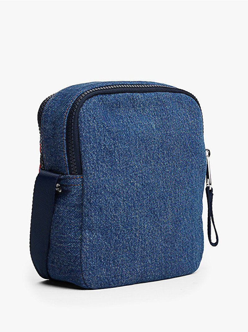 Erkek TJM Archive Denim Çapraz Çanta Mavi  AM0AM138141AF