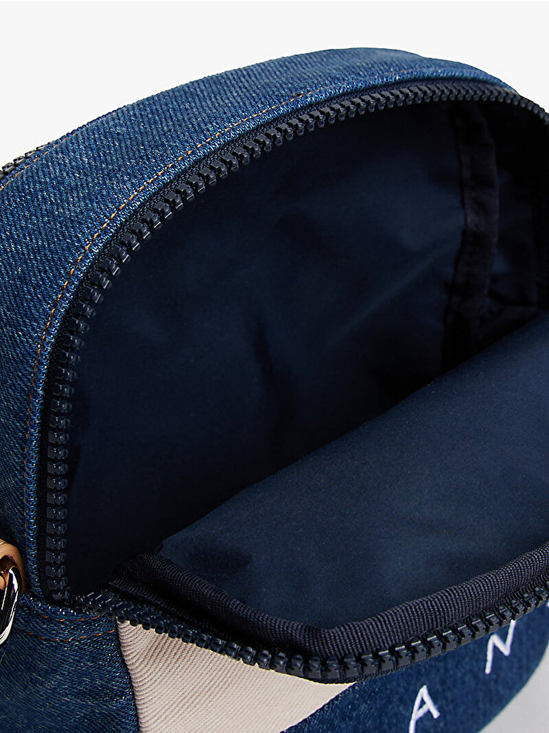 Erkek TJM Archive Denim Çapraz Çanta Mavi  AM0AM138141AF