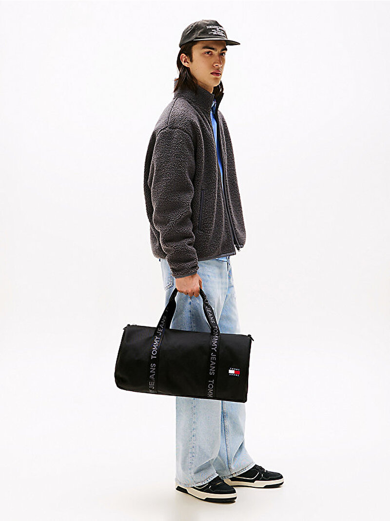 Erkek TJM Essential Daily Duffle Çanta Siyah AM0AM13704BDS