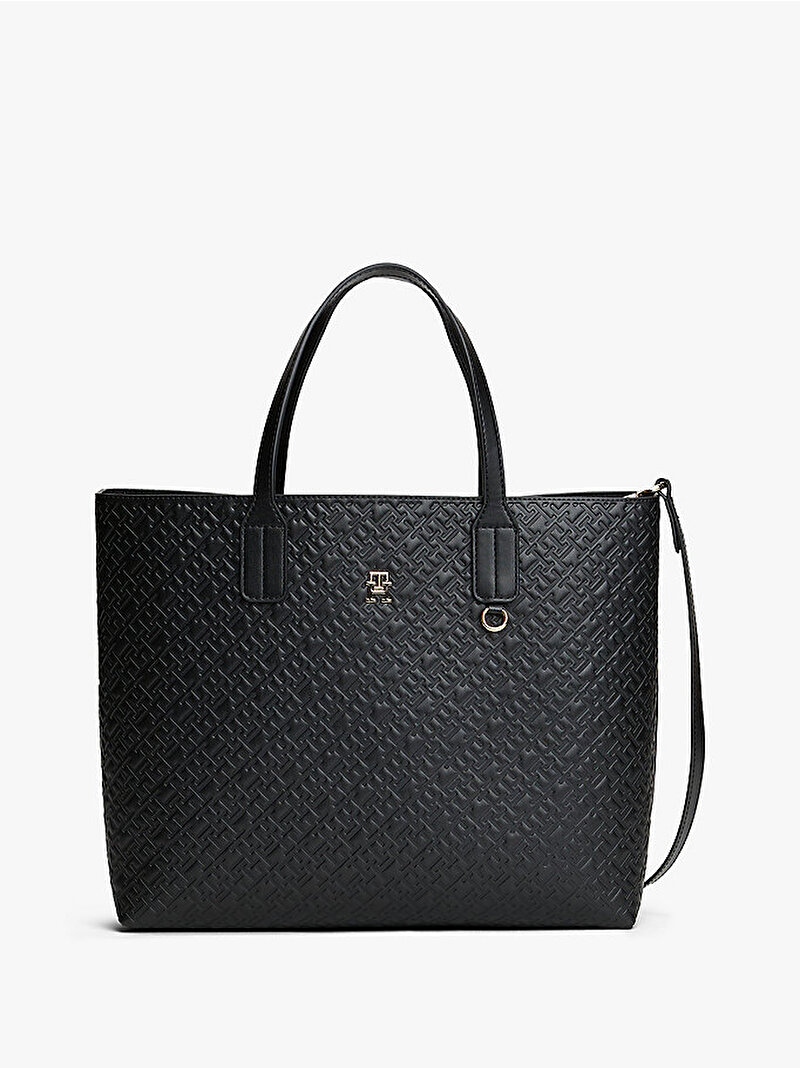 Kadın TH Icon Satchel Çanta Siyah AW0AW17684BDS