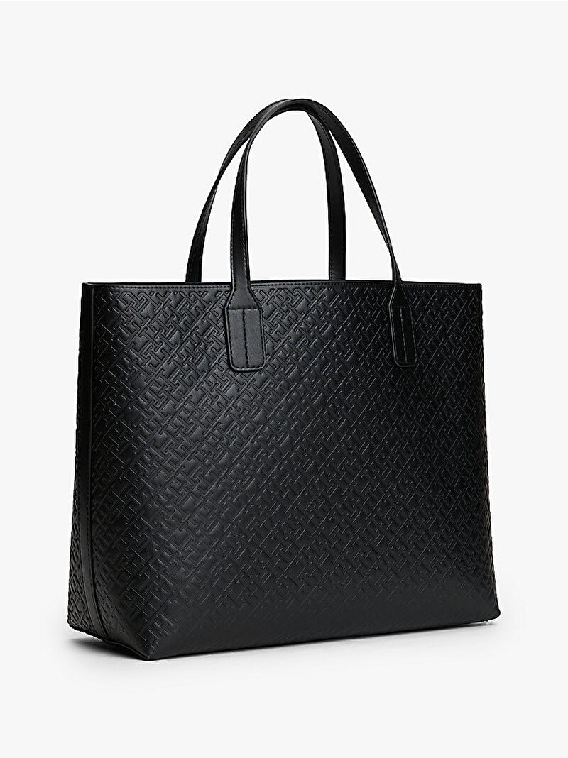 Kadın TH Icon Satchel Çanta Siyah AW0AW17684BDS