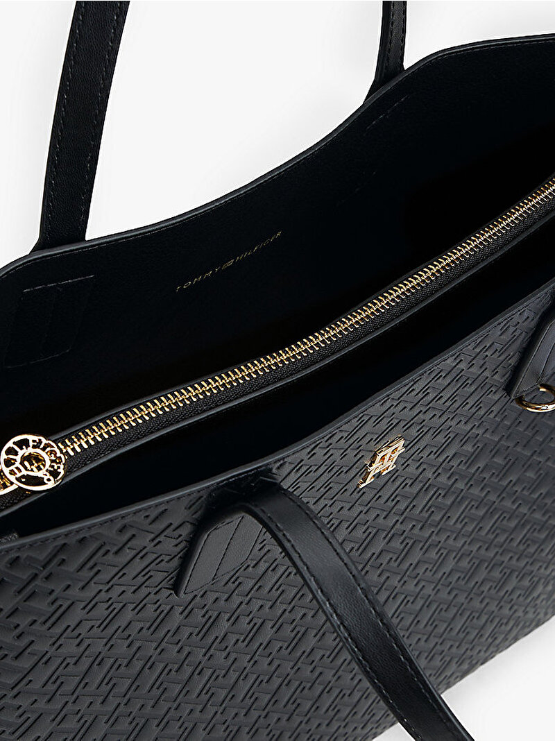 Kadın TH Icon Satchel Çanta Siyah AW0AW17684BDS