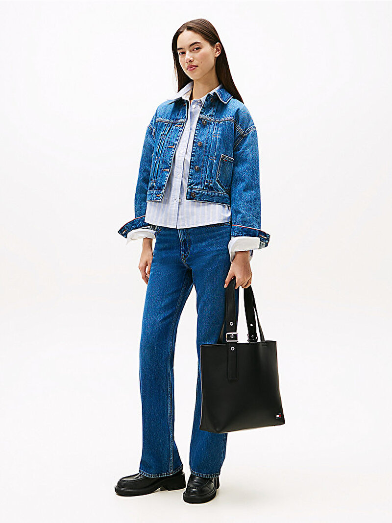 Kadın TJW Cool Tote Çanta Siyah AW0AW17875BDS