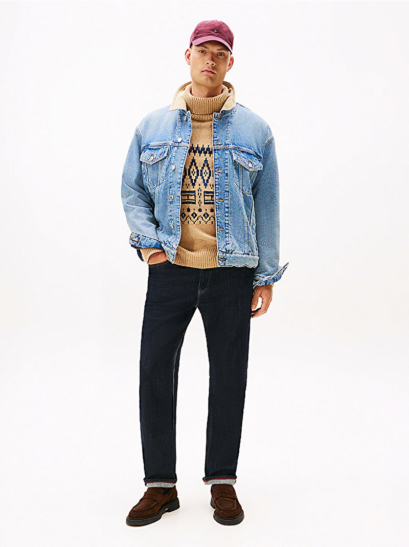 Erkek Trucker Jacket Kylo Denim Ceket Mavi  MW0MW403731BH