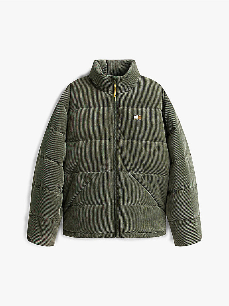 Erkek TJM Vail Cord Puffer Mont Yeşil DM0DM22031MRH