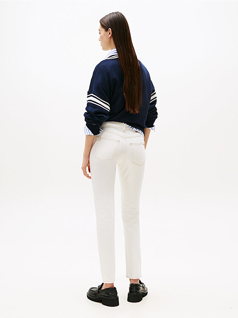 Kadın Lucy Mr Slim Jean Pantolon Beyaz  DW0DW221631D0