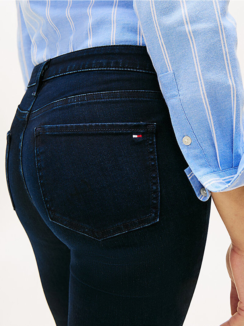 Kadın Denim Nina Como Skinny Jean Pantolon Lacivert WW0WW467191BL