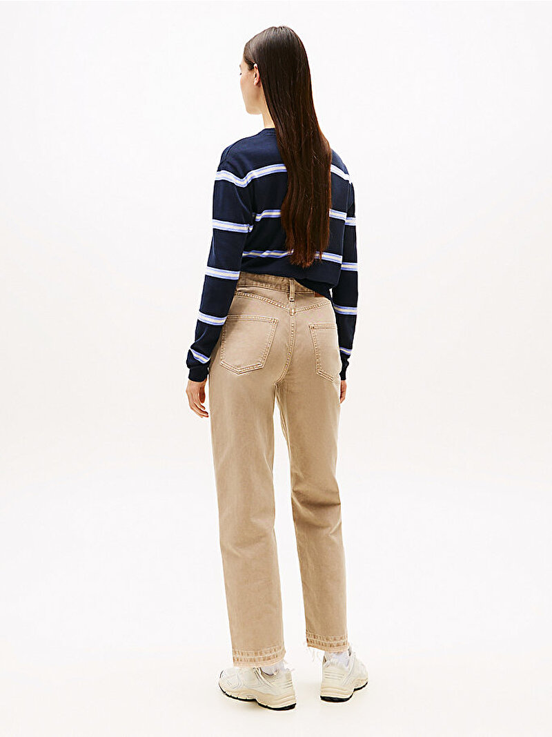 Kadın TJW Layla Slim Pantolon Bej  DW0DW21695GUQ