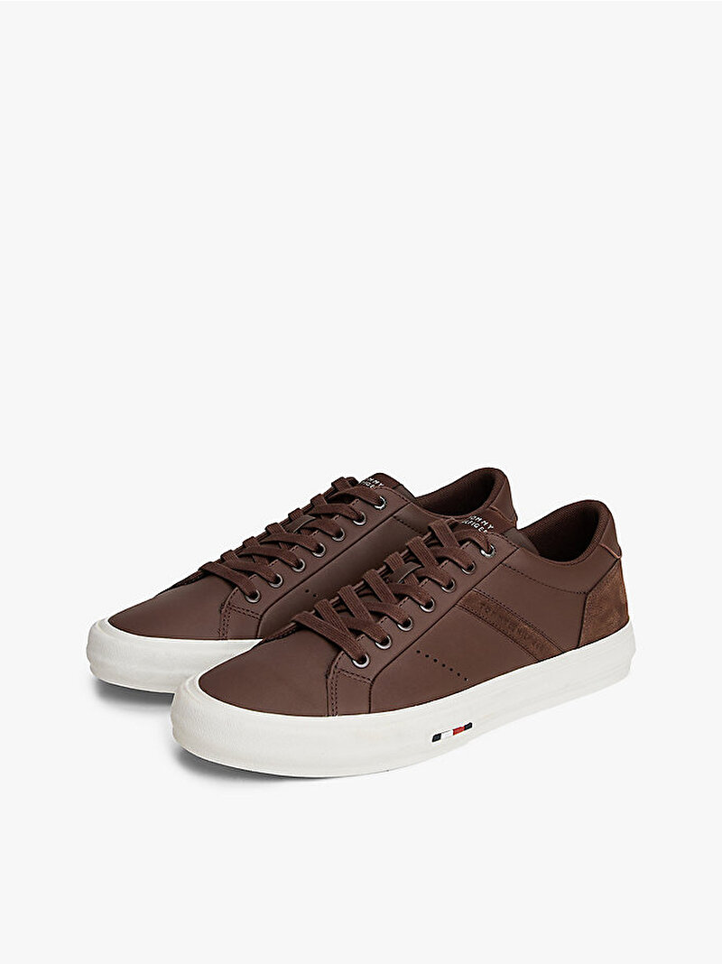 Erkek TH Vulcanic Street Sneaker Kahverengi FM0FM05626GT6