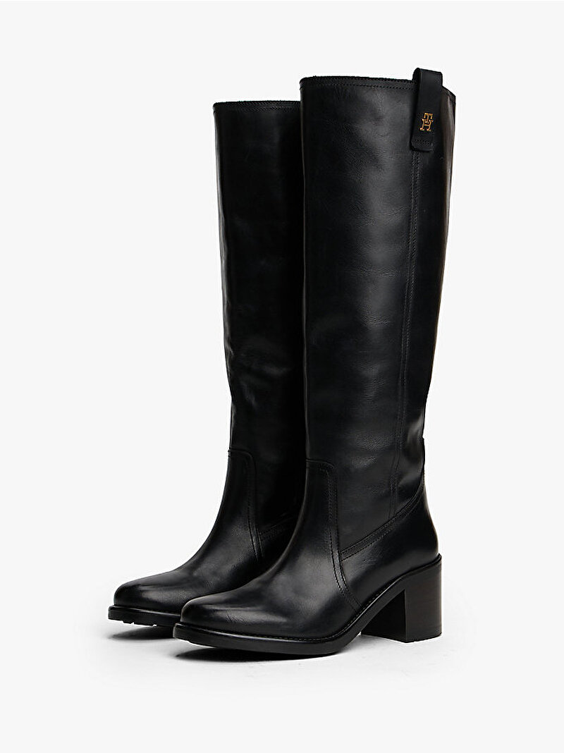 Kadın Riding Long Bot Siyah FW0FW08777BDS