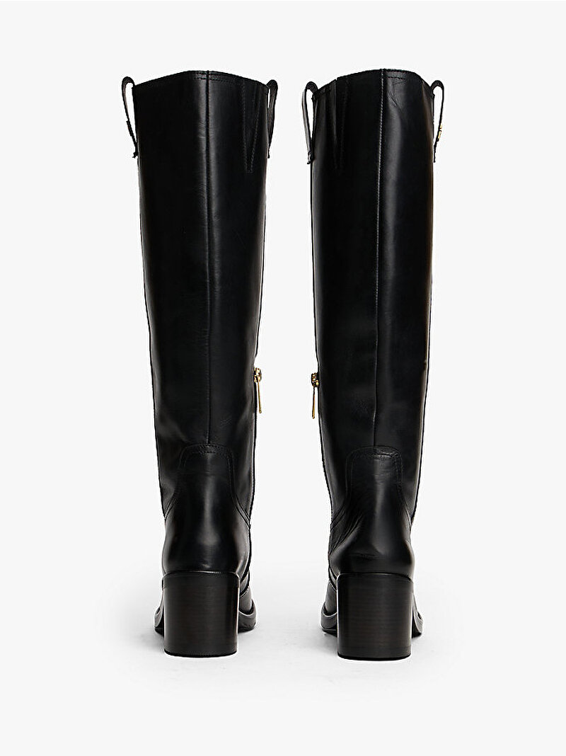 Kadın Riding Long Bot Siyah FW0FW08777BDS