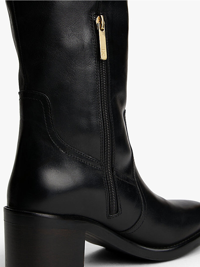 Kadın Riding Long Bot Siyah FW0FW08777BDS