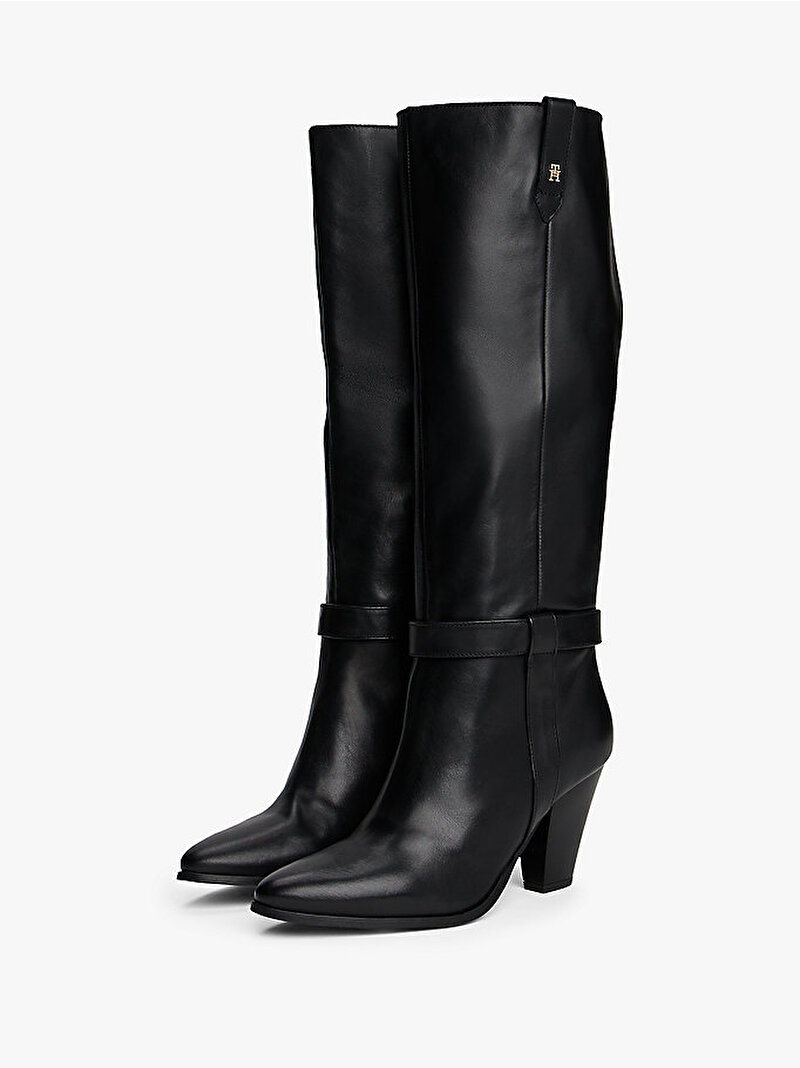 Kadın TH T-strap Bot Siyah FW0FW08982BDS