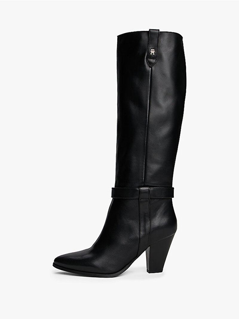 Kadın TH T-strap Bot Siyah FW0FW08982BDS