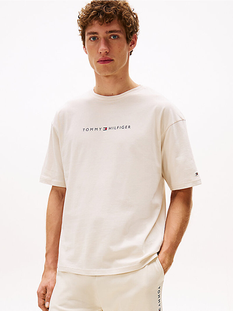 Erkek Logo T-shirt Bej  UM0UM03685ACG