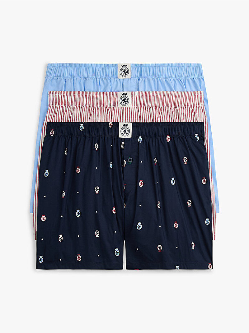 Erkek 3'lü Paket Woven Boxer Çok renkli UM0UM036350RX