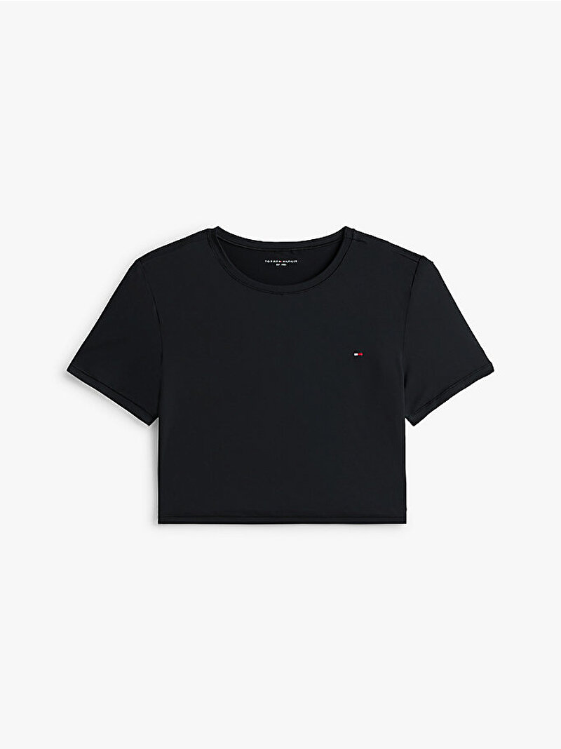 Kadın Crop Top Siyah UW0UW06245BDS