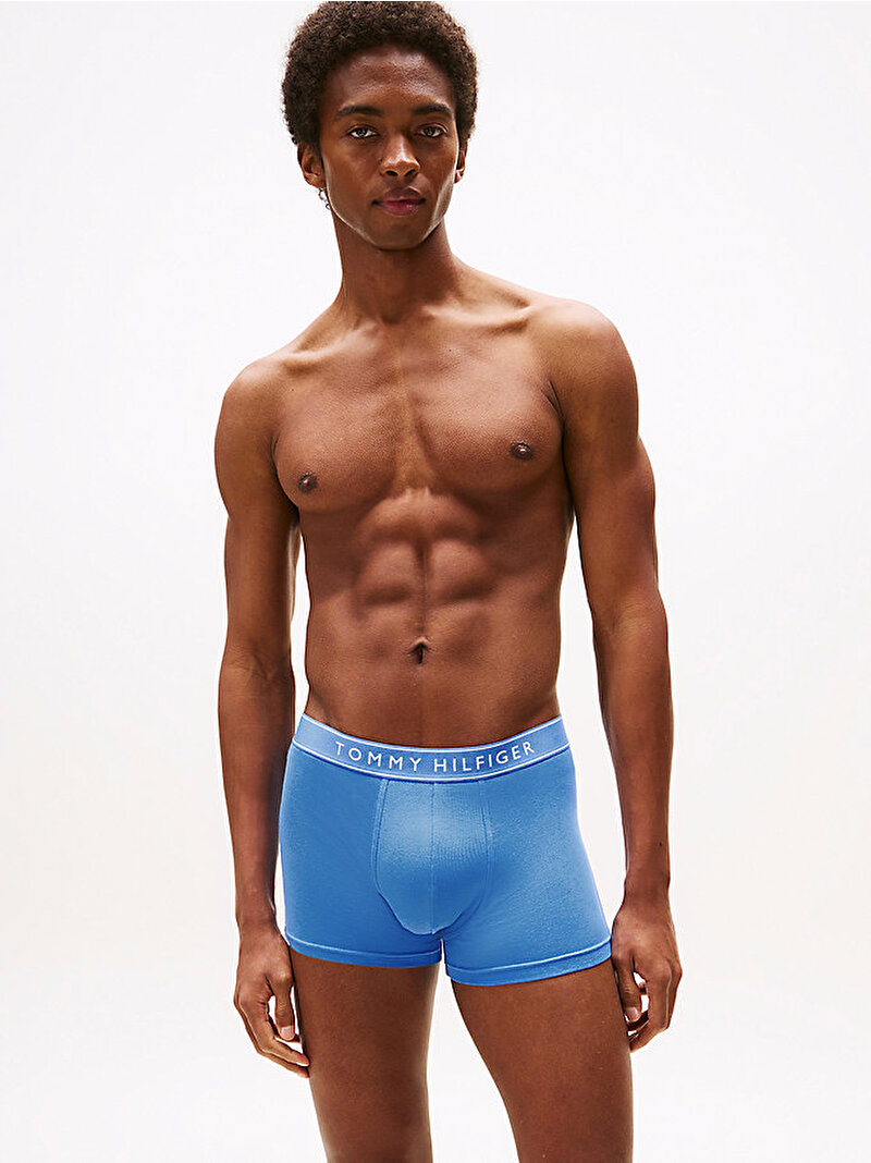 Erkek 3'lü Paket Trunk Boxer Mavi  UM0UM035200TY