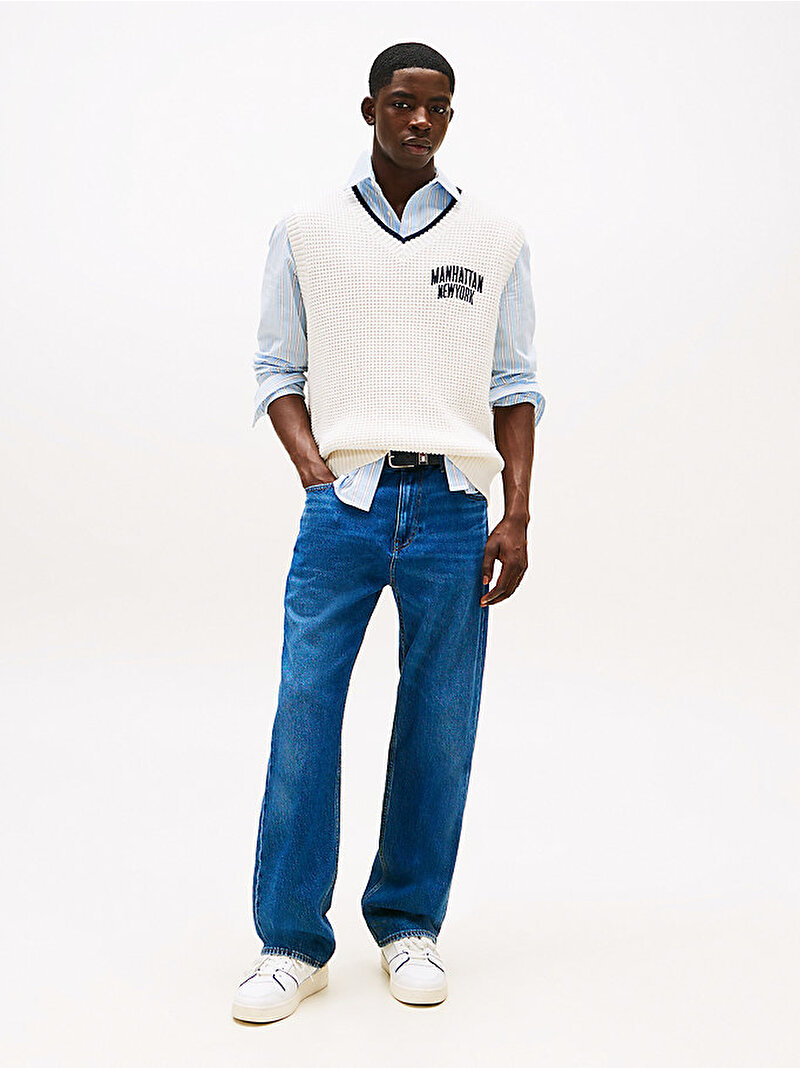 Erkek Otis Regular Straight Jean Pantolon Lacivert DM0DM210211BK
