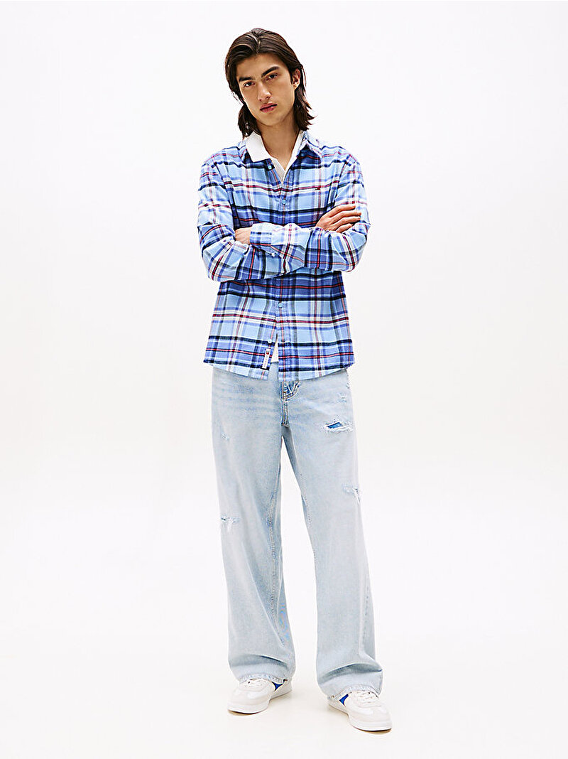 Erkek Jaimie Relaxed Jean Pantolon Mavi  DM0DM221601AB