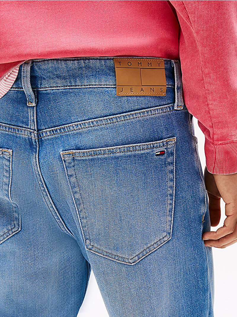 Erkek Austin Slim Tapered Jean Pantolon Mavi  DM0DM222461A5