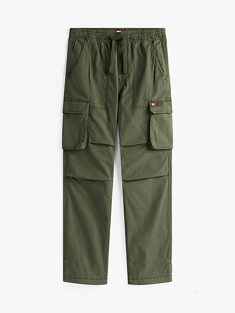 Erkek TJM Otis H-bone Cargo Pantolon Yeşil DM0DM22000MRH