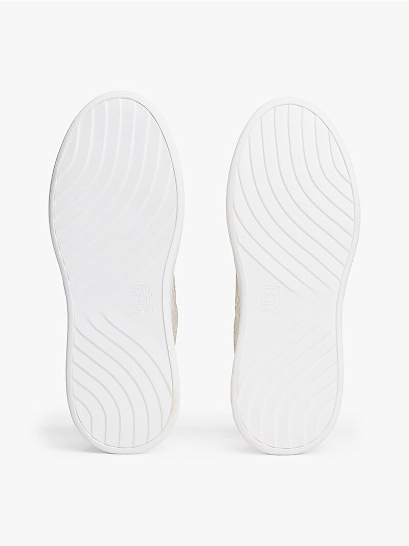 Kadın TH Monogram Platform Sneaker Beyaz  FW0FW09155YA8