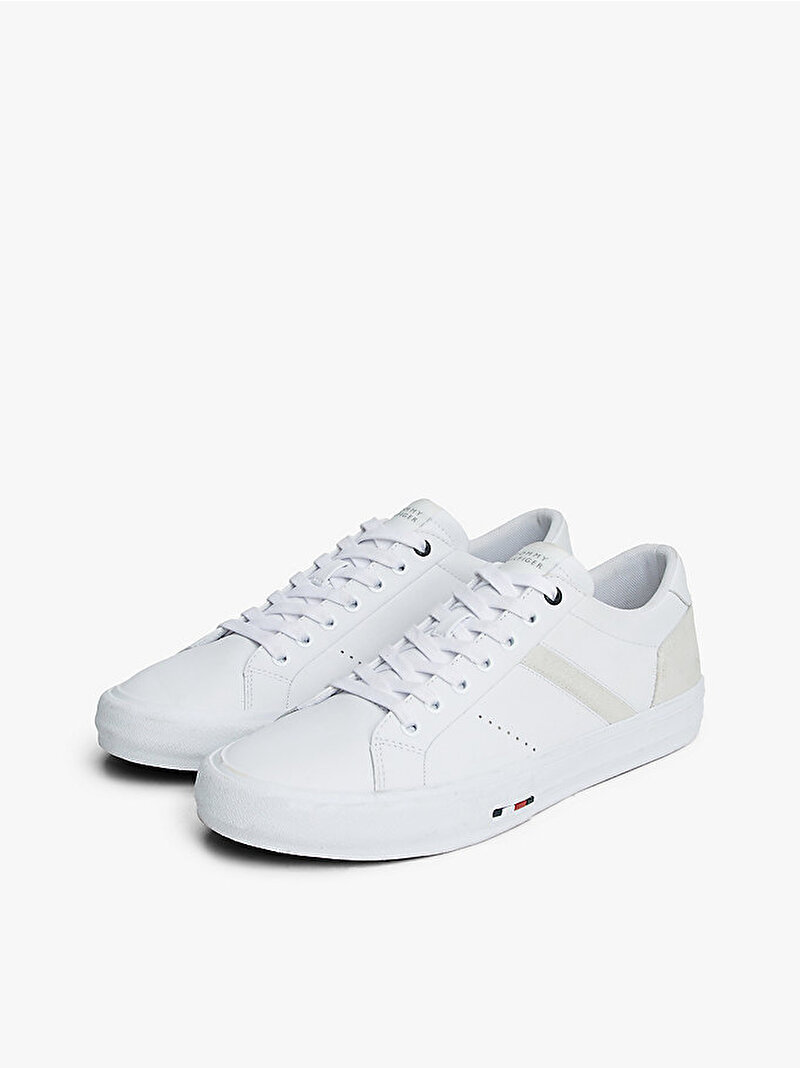 Erkek TH Hi Vulcanic Street Sneaker Beyaz  FM0FM05626YBS
