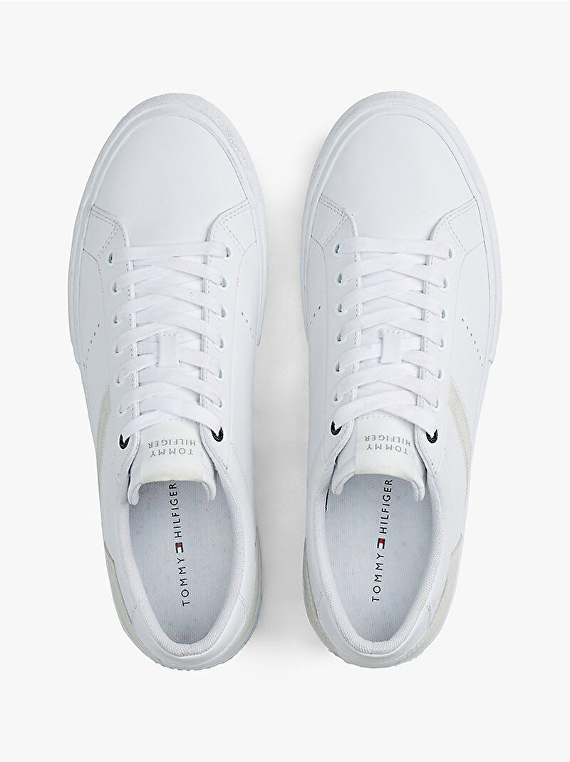 Erkek TH Hi Vulcanic Street Sneaker Beyaz  FM0FM05626YBS