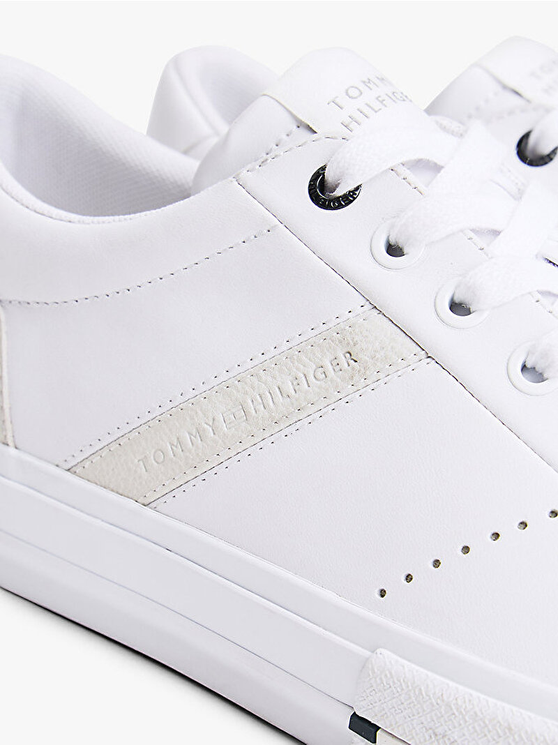 Erkek TH Hi Vulcanic Street Sneaker Beyaz  FM0FM05626YBS