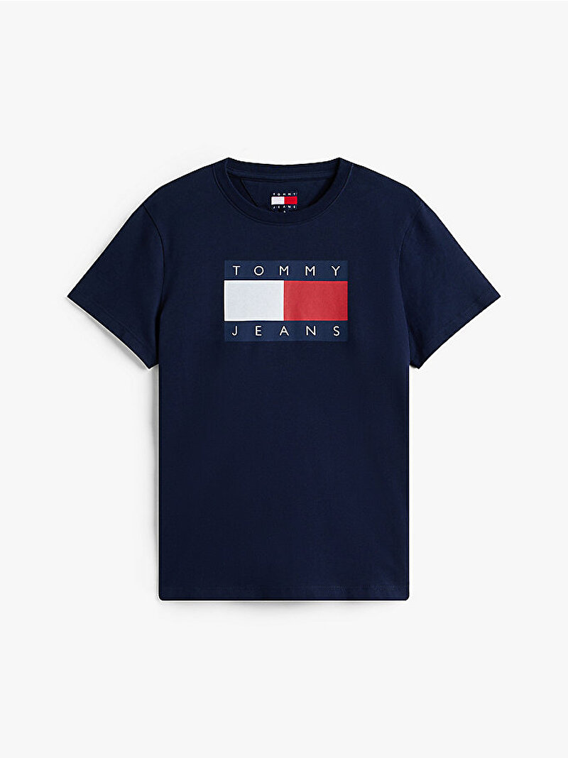 Kadın TJW Regular Flag T-shirt Lacivert DW0DW22562C1G